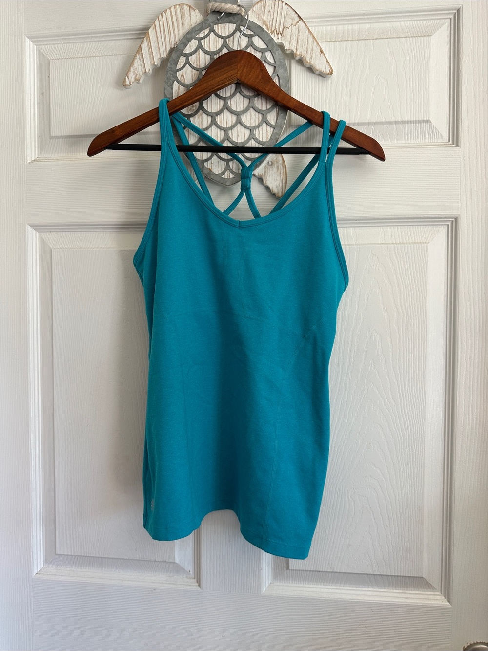 lululemon athletica Teal Strappy Back Tank
